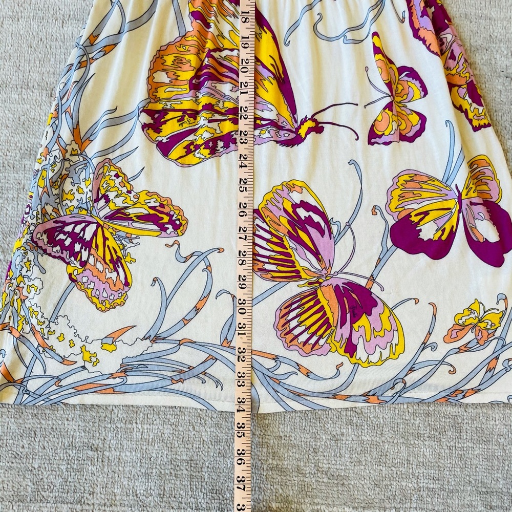SOLD- Emilio Pucci Butterfly Silk Dress - Picture 8 of 10